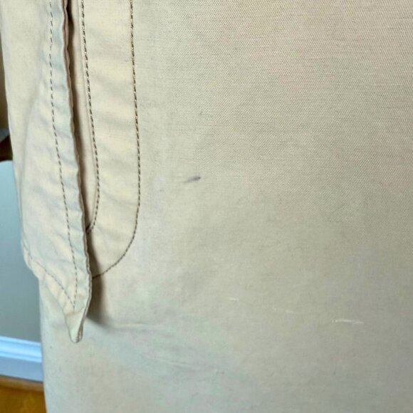 J. LINDEBERG Swedish Designer Trench Coat - Camel/Tan - Size 38 - Timeless Style - Picture 14 of 14